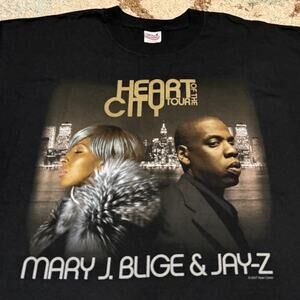 2007 Mary J Blige & Jay-Z Heart of the City Tour Shirt Size XL